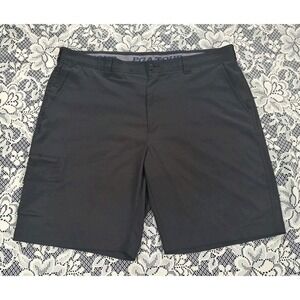 PGA Tour Golf Shorts 40 Black Performance Gripper Comfort Waist Athletic Sports